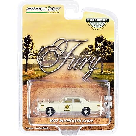 Greenlight General Lee #34 Dukes of Hazzard 1977 Plymouth Fury Cream 1/64...