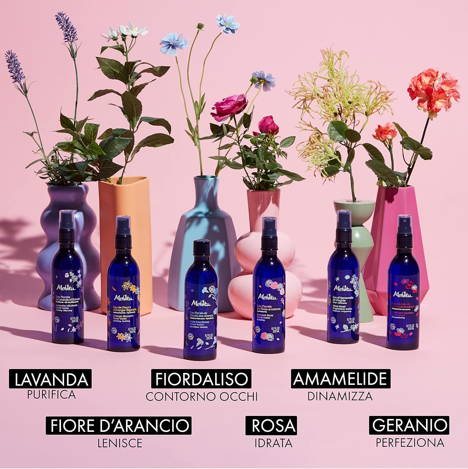 Melvita Damask Rose Floral Water 6.7oz, 200ml