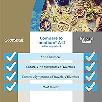 Vista 2 de Good Sense Medicina antidiarreica, solución oral de clorhidrato de loperamida, 1 mg por 0.3 fl oz, menta, 4 onzas líquidas