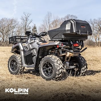 Kolpin ATV Rear Helmet Box - 4438 Black Small