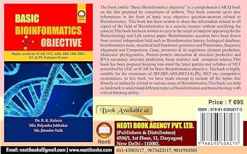 BASIC BIOINFORMATICS OBJECTIVE HIGHLY USEFUL FOR ICAR ARS JRF SRF DBT UG &amp; PG