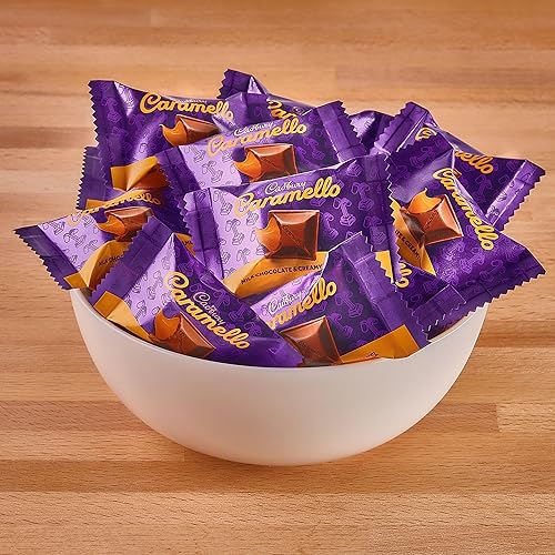 Miniatura 5 de Cadbury CARAMELLO Miniaturas de chocolate con leche y caramelo, paquete para compartir, 8 onzas