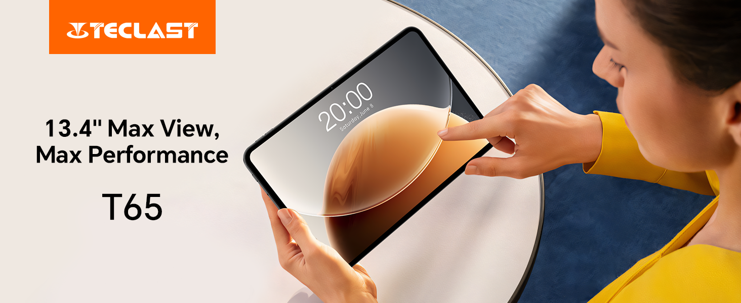 Amazon.com : TECLAST 13.4 inch Android 15 T65 Tablet, 20GB+
