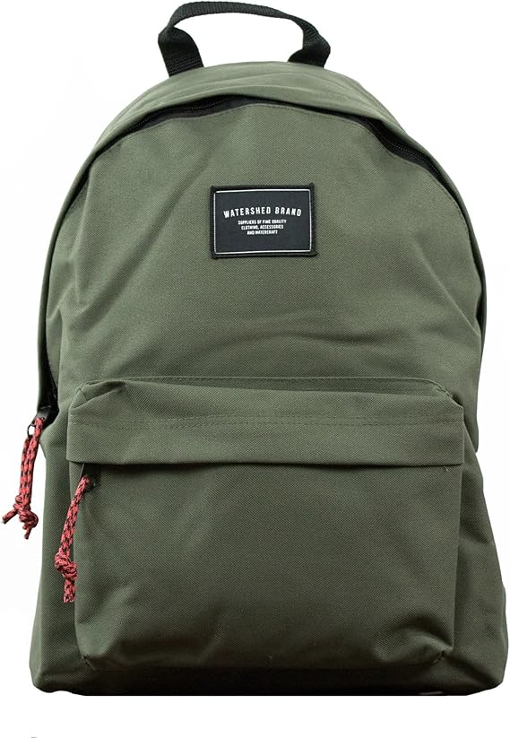 olive green rucksack