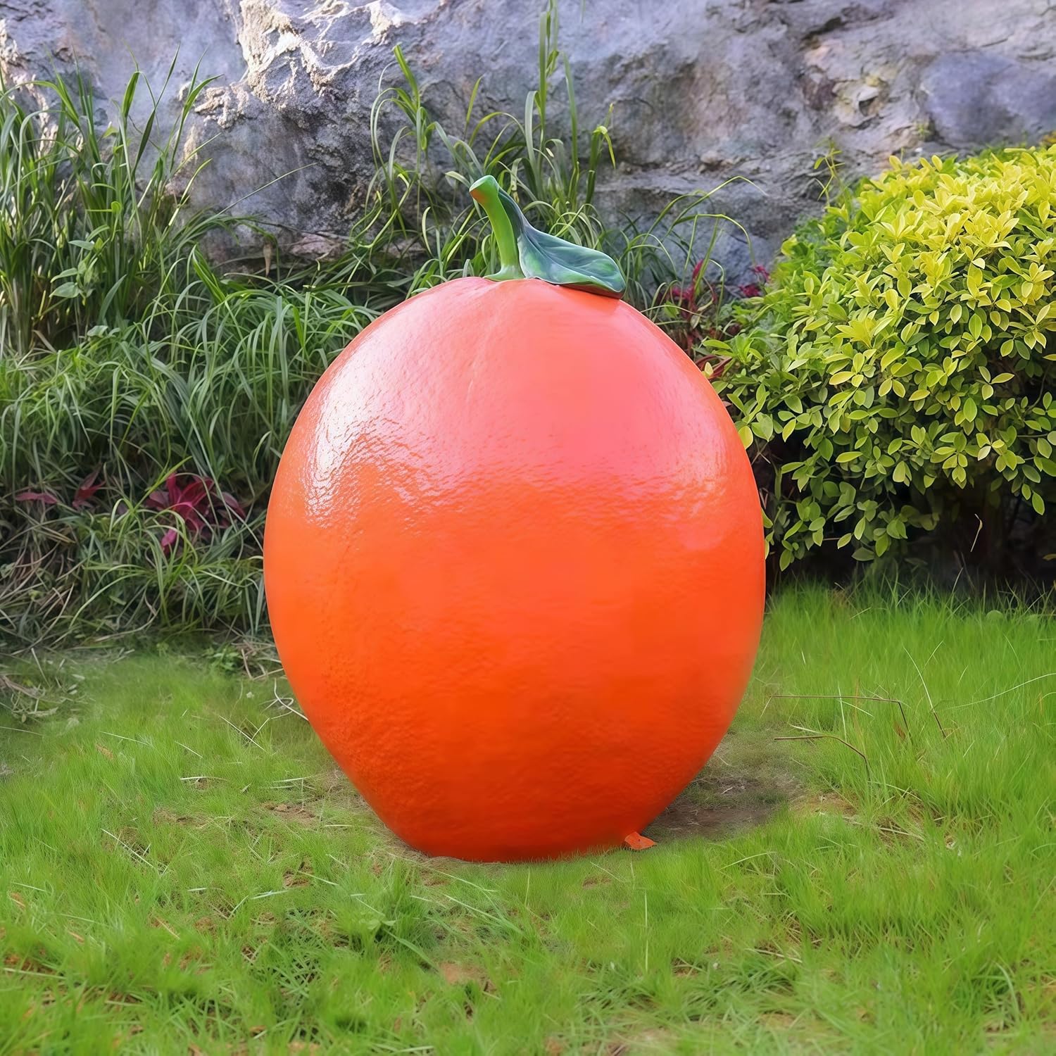 FENGSHUI-CAISHEN Garden Artificial Orange Decor & Gifts - Fake Faux Orange Accessories & Centerpiece, Artificial Fruit for Outdoor, Faux Fake Fruit