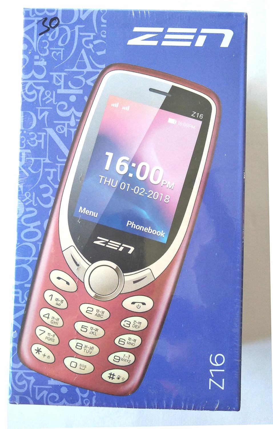 Zen Mobile Z16 2.4 DISPLAY+1.3 MP CAMERA WITH FLASH+1800 mAh BATTERY