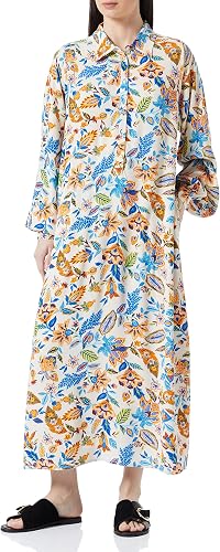 Part Two Shira Dress Vestido Casual, Blue Craft Flower, 42 para Mujer