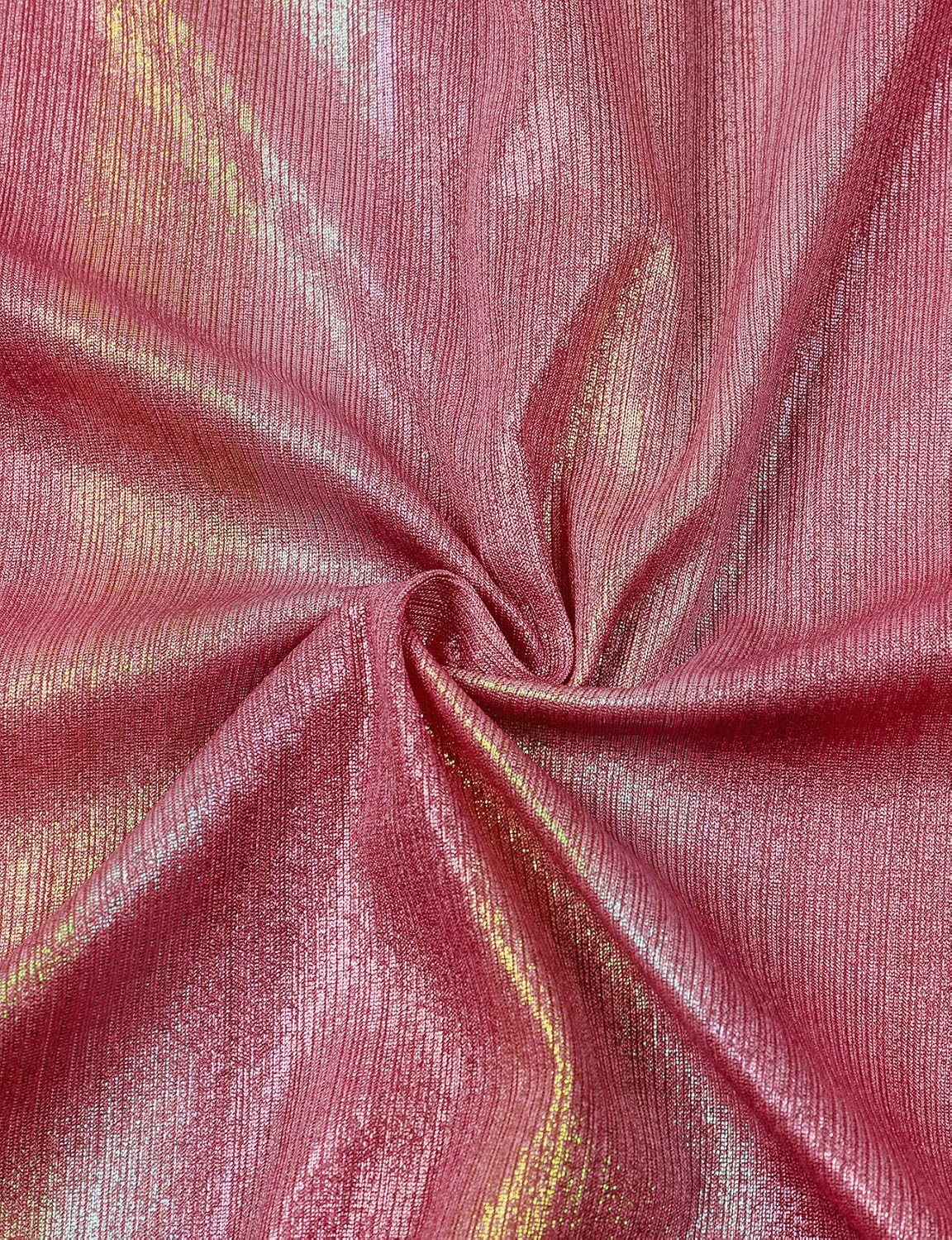 ZEROYAA Men 70s Shiny Short Sleeve Button Down Shirt Fashion Sparkle Disco Dress Shirts - Image 6