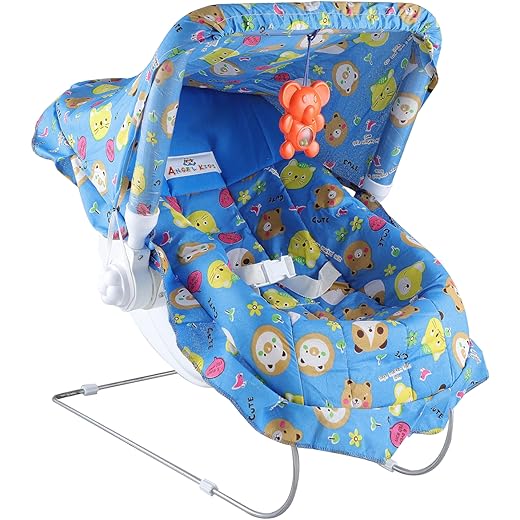 Joyride Multipurpose Carry Cot Bouncer Rocker Blue