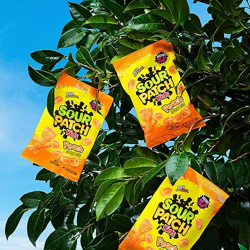 Miniatura 8 de SOUR PATCH KIDS Peach Soft & Chewy Candy, caramelos a granel, bolsas de 12-8.07 onzas