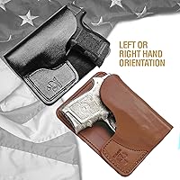 Vista 5 de Fundas de cuero con bolsillo de carga oculto de Talon