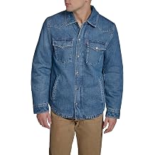 Levis Mens Cotton Western Shirt Jacket