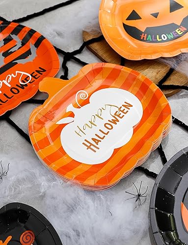 Miniatura 6 de Platos de Navidad, 60 unidades, 6 diseños surtidos, platos de papel de Navidad, platos de postre para decoraciones navideñas, suministros de fiesta