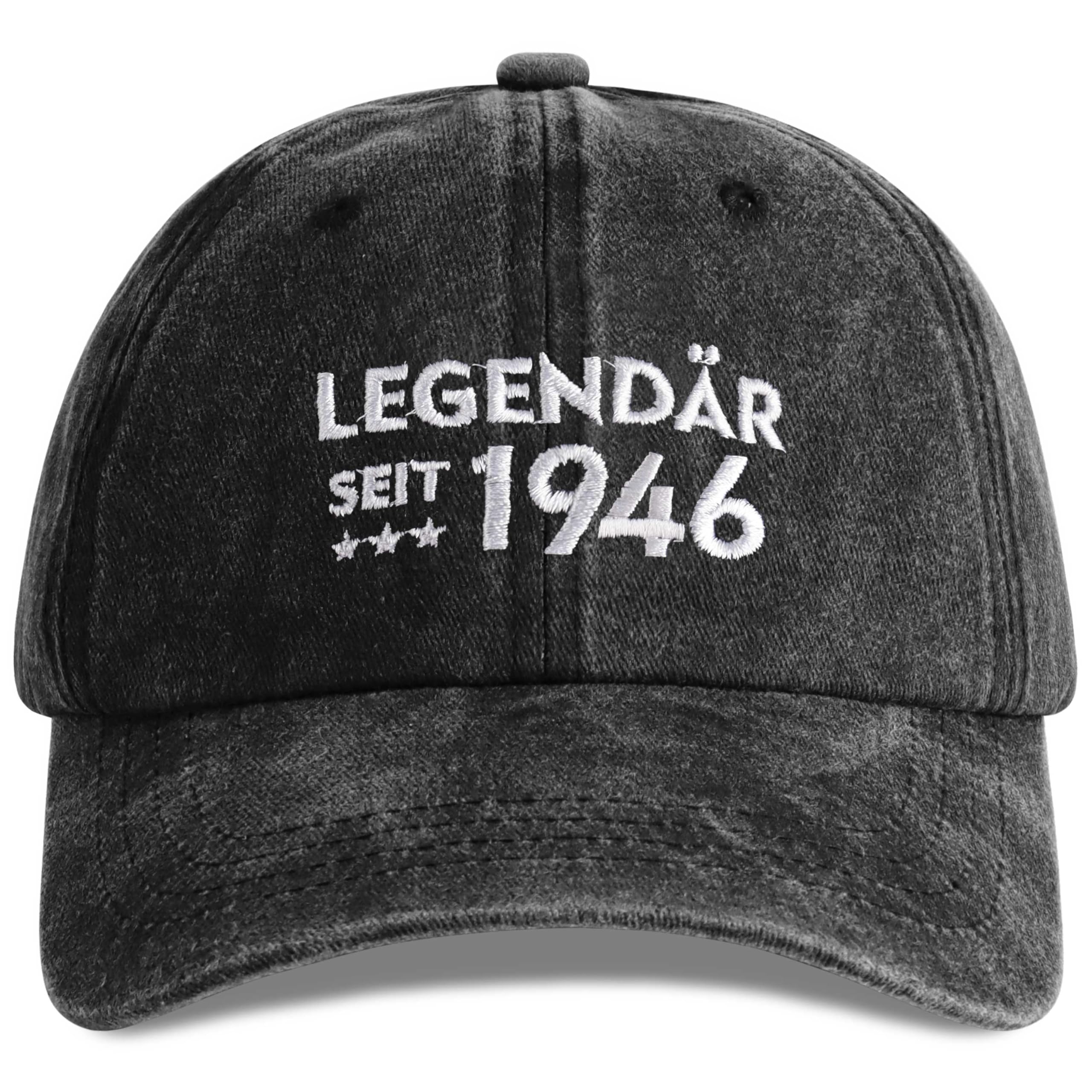 Jeasona Baseballkappe für Männer Geburtstagsgeschenke Einheitsgröße | Legendär Cap