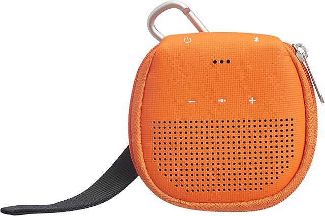 Amazon Basics Case with Kickstand for Bose® SoundLink® Micro Bluetooth® Speaker - Orange