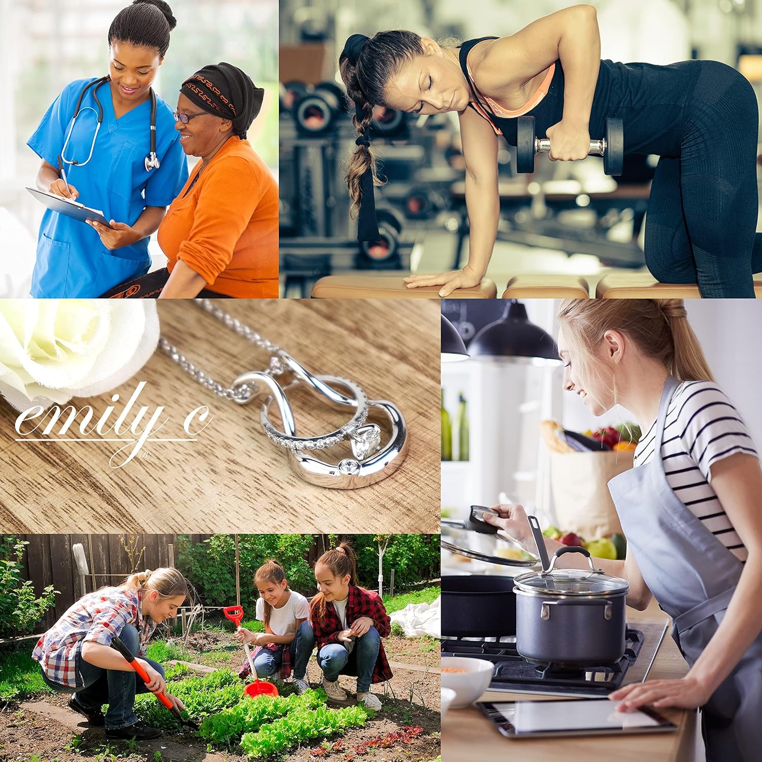 Ring Holder Necklace - Stainless Steel Necklace with Sterling Silver Finish - Engagement Gift for Doctors & Nurses - Silver Jewelry for Mom or Grandmother - Image 8