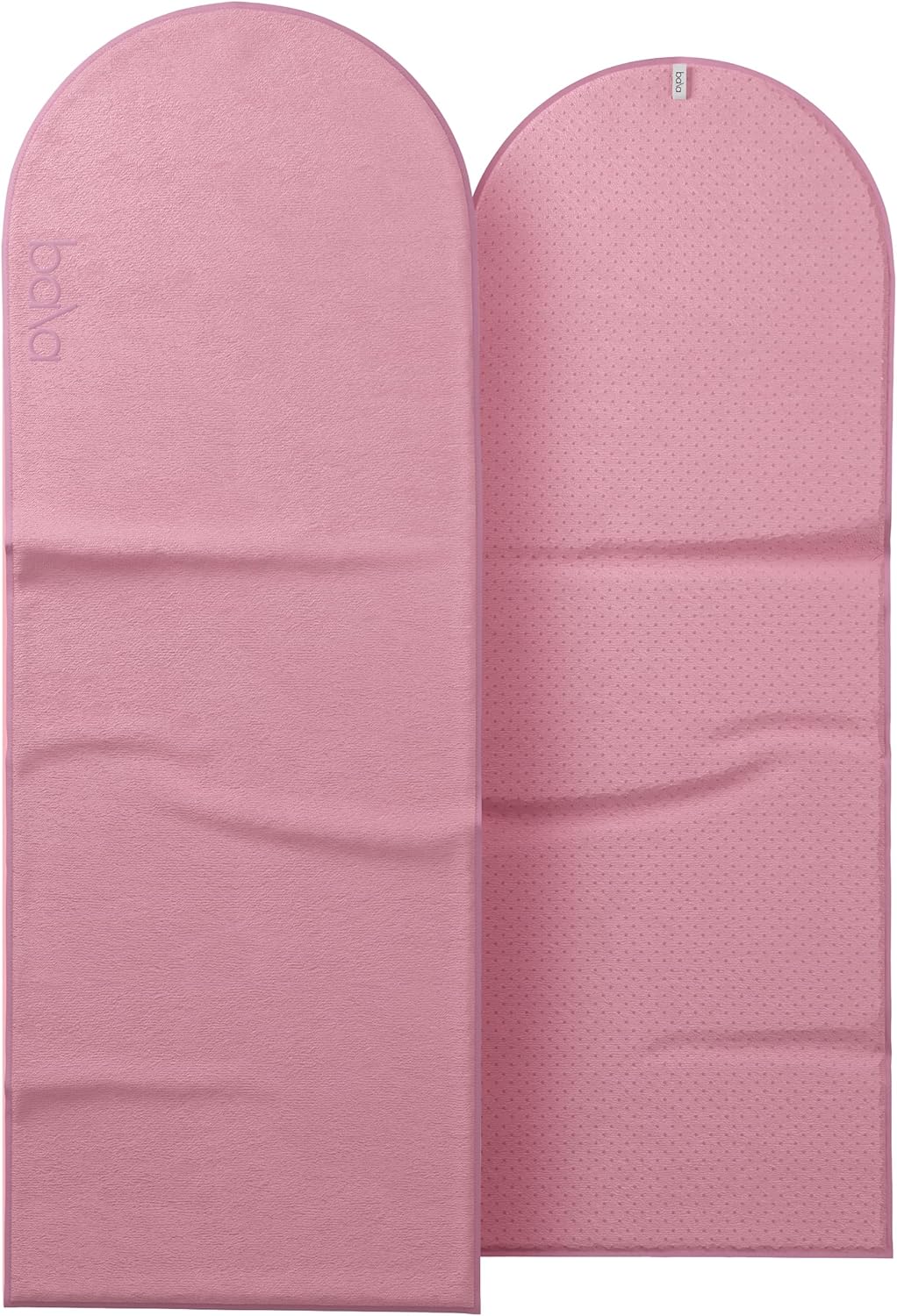 Bala Play Mat Towel, Blush – Non-Slip Absorbent Gym Towels Designed for Sweat, Hot Yoga, Pilates & Core Training Workouts – Fitness & Exercise Gear Essentials for Working Out – Men & Women