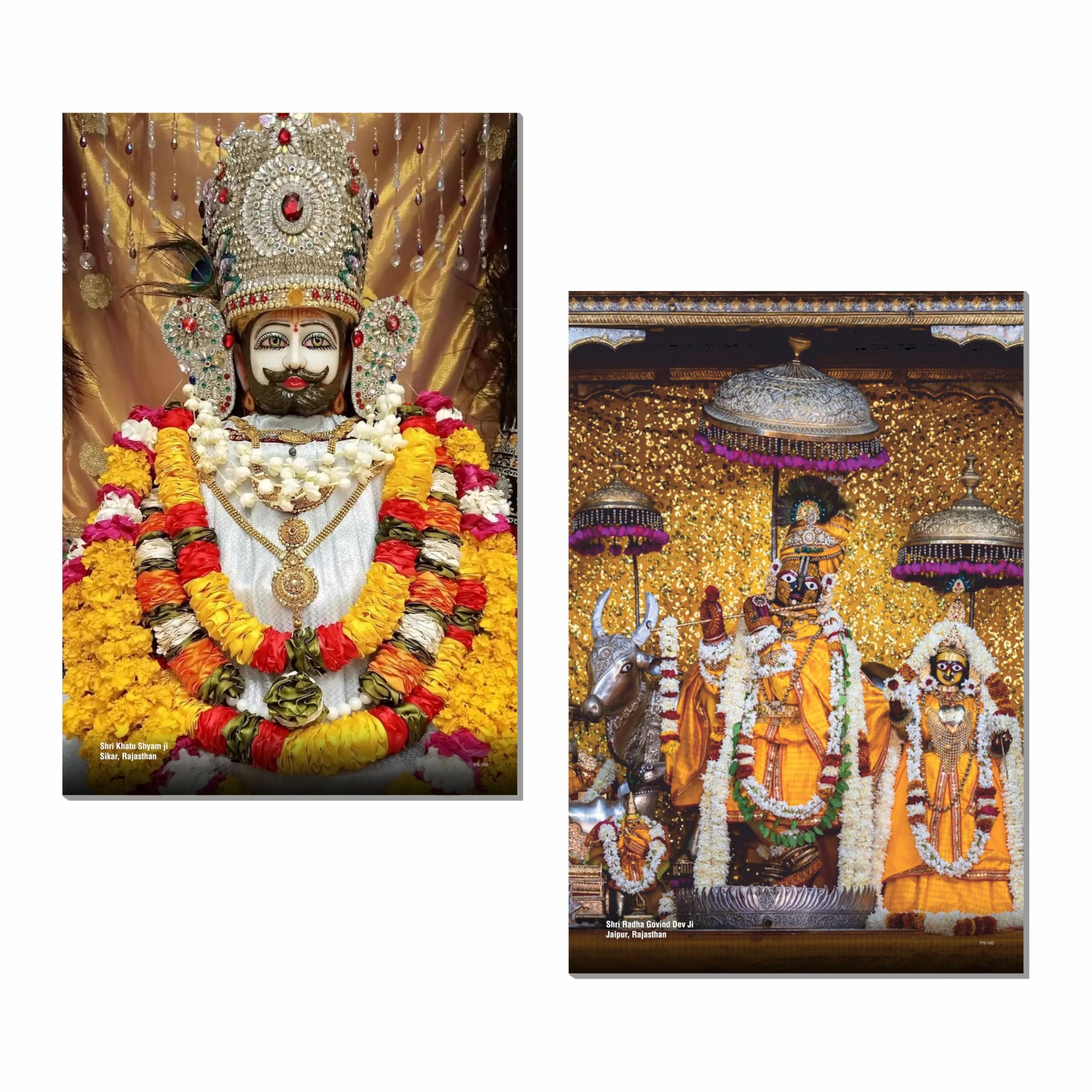ESCAPER Khatu Shyam Ji Wall Poster (12 x 18 inch), Khatu Shyam Ji Mandir Poster, Radha Govind Ji Photo, Religious Poster, Khatu Shyam Ji Poster, Hindu God Photos, Hindu God Temple Posters for room decoration,Radha Govind Ji Poster (B0D9VYV61J) Amazon Price History, Amazon Price Tracker
