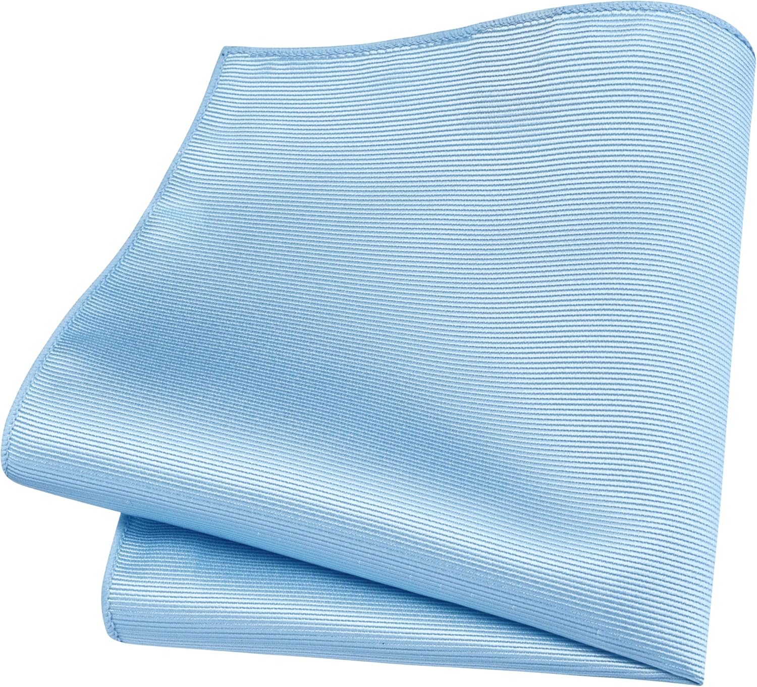 Branduce 3.15"(8cm) Solid Formal Tie and Pocket Square Plain Necktie Lapel Pin and Tie Clip Set for Men - Image 3