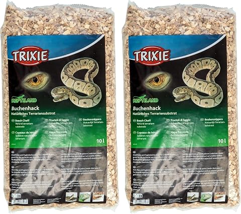 TRIXIE Paglia di faggio, Substrato Naturale, 10 Litri (Confezione da 2)