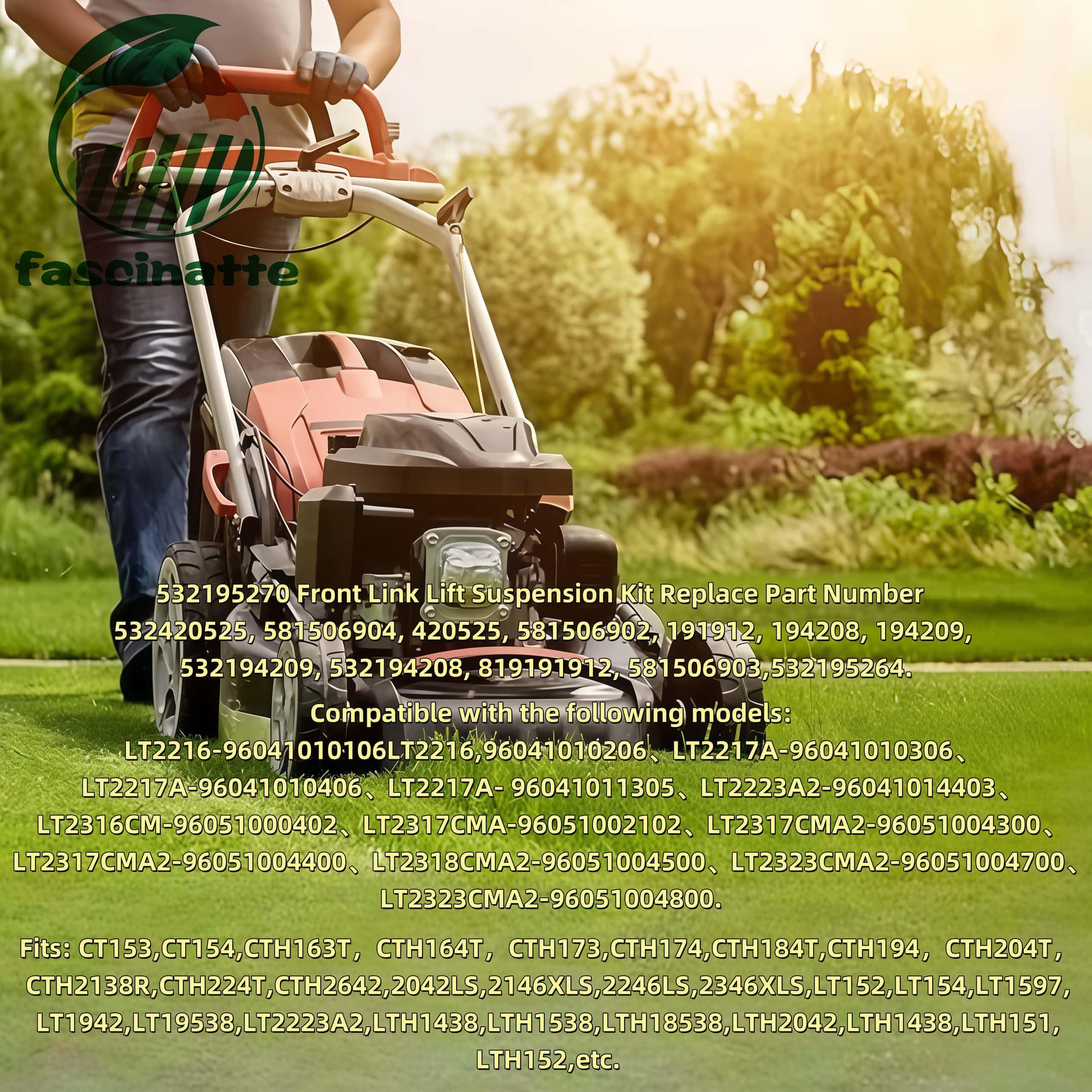 Amazon.com: 532195270 Front Deck Lift Link Suspension Kit