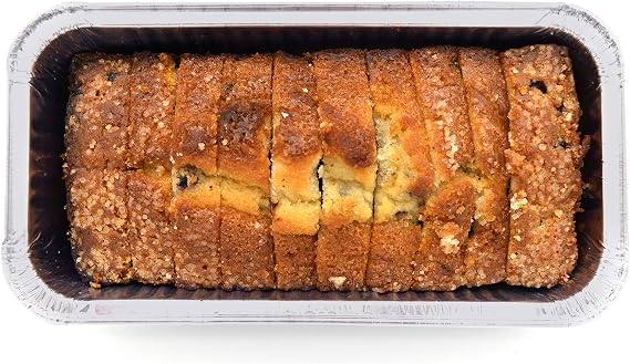 (100 Pack) Premium 2-LB Bread Loaf Baking Pans - 8.5 x 4.5 x 2.5 l Heavy Duty l Disposable Aluminum Foil Tins for Cakes Meatloaf Lasagna