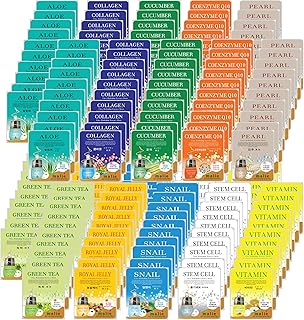 200 máscaras coreanas de esencia ultra hidrat...