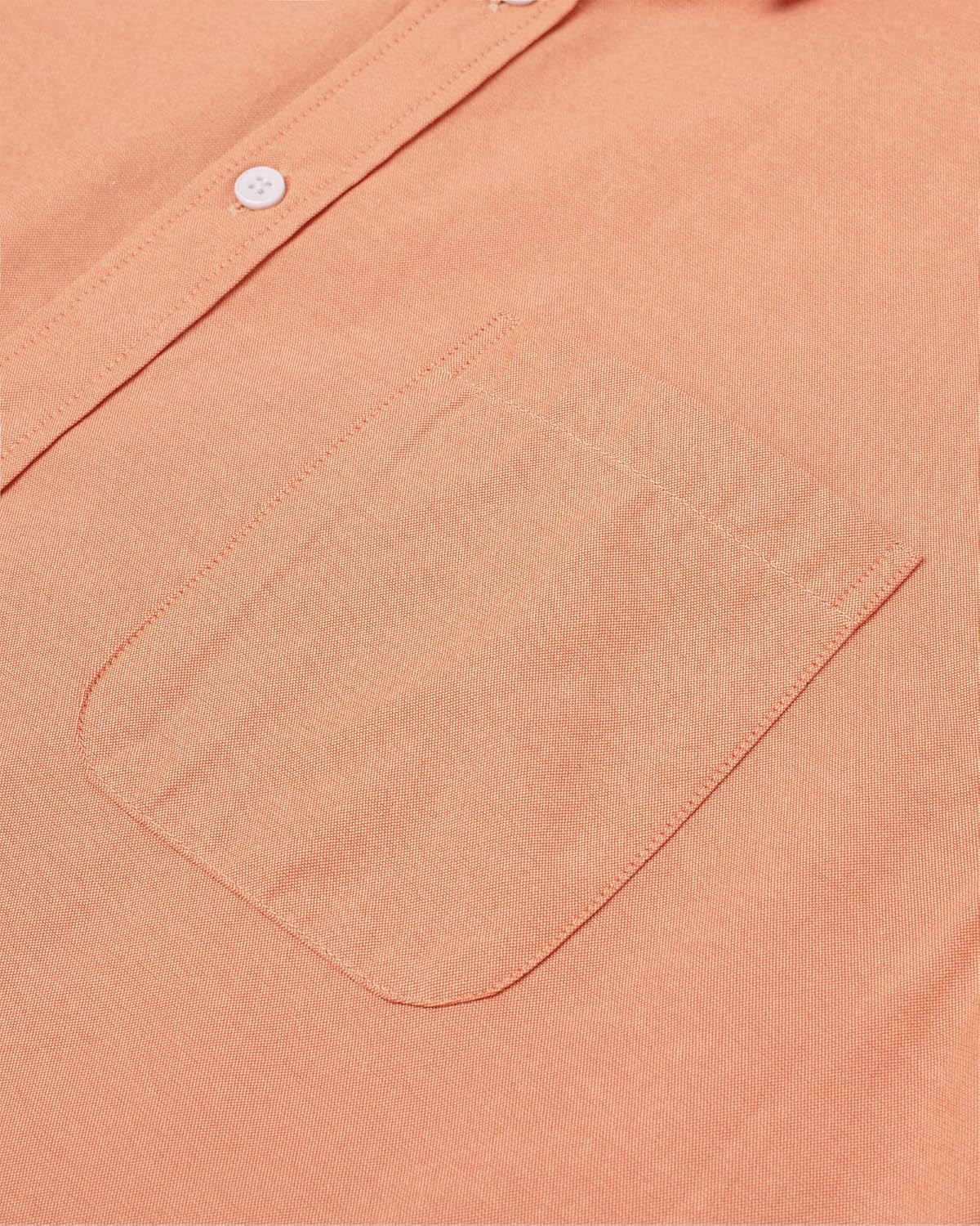 Alimens & Gentle Mens Solid Oxford Shirt Long Sleeve Dress Shirt Work Casual Button Down Shirts with Pocket Standard XX-Large Orange Yellow image 4 of 7 B0BZDPSHVM