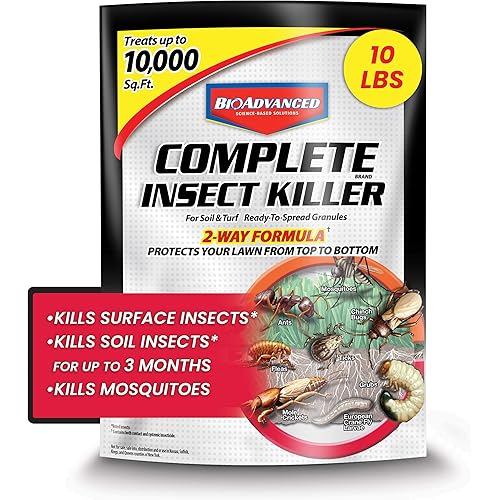 BioAdvanced Complete Brand Insect Killer for Soil and Turf, Granules, 10 lb