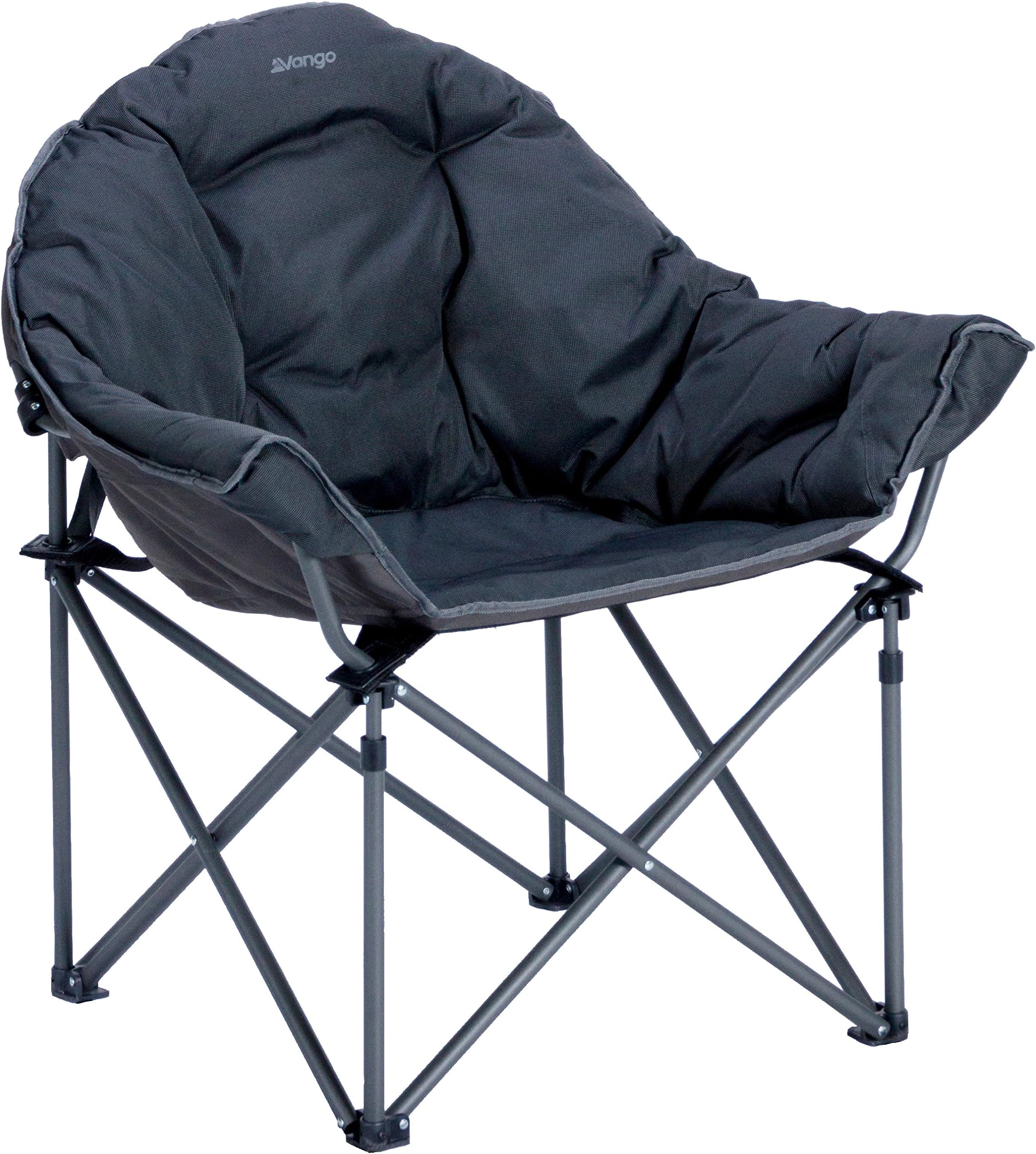 Vango Thor Oversized Camping Chair, [Amazon Exclusive], Extra Wide Seat, Wraparound Design, Strong Steel Frame Chair for Garden, Outdoors, Fishing, Beach, Excalibur