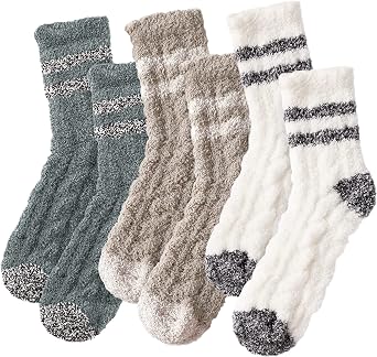 Tavaleu Fuzzy Socks for Women, Fluffy Socks Women, Winter Cozy Sock, Warm Slipper Home Sleeping Sock for Womens