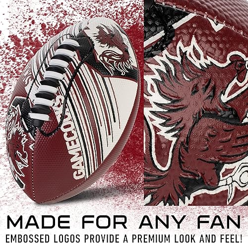 Miniatura 158 de Franklin Sports NCAA - Mini balón de fútbol juvenil - 8.5 pulgadas SPACELACE textura de fácil agarre, perfecto para niños