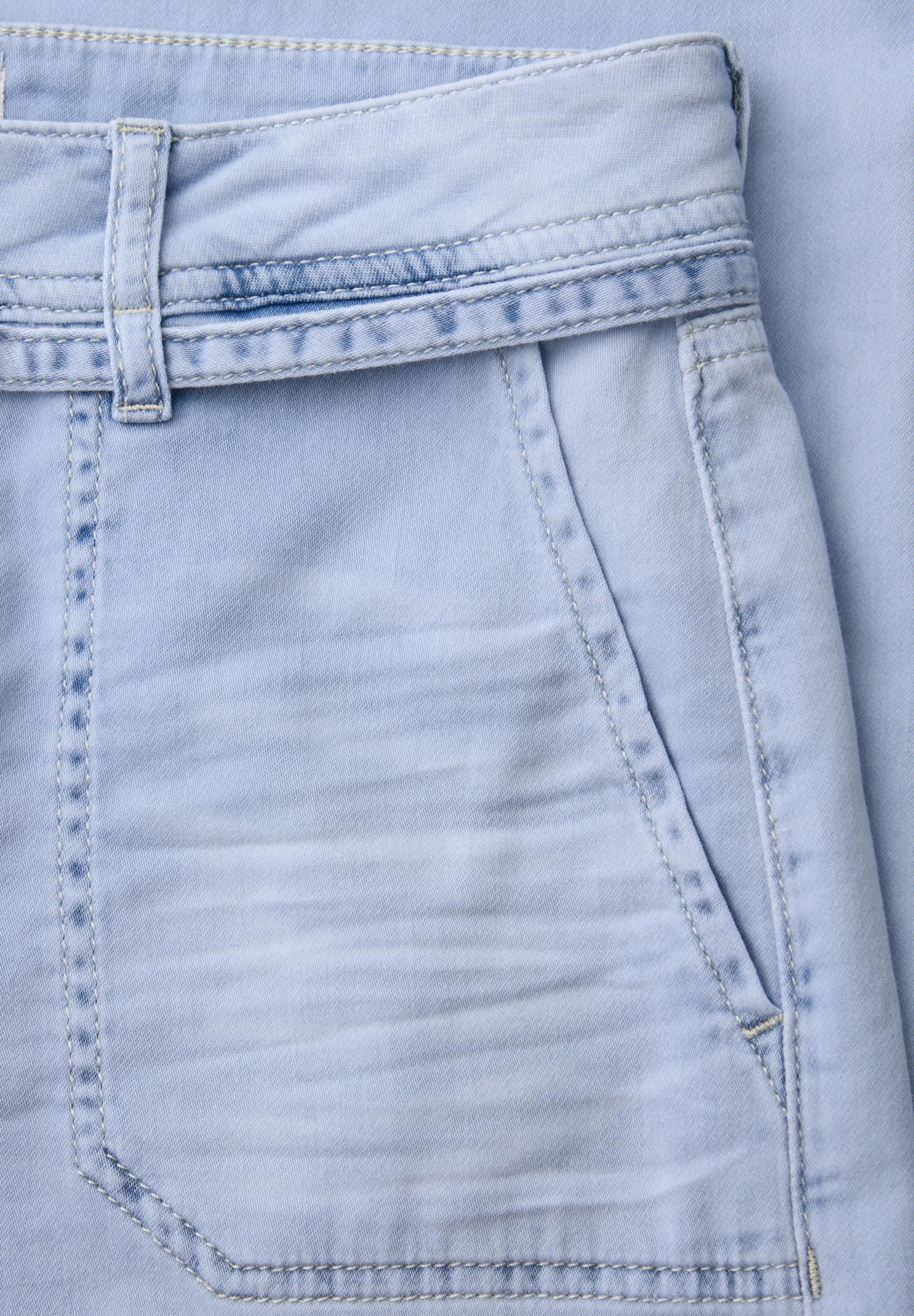 Street One Damen Wide Leg Jeans im Bleached-Look 3817547