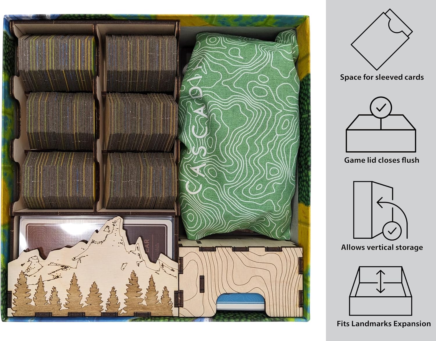 Game Organizer for Cascadia and Landmarks Expansion