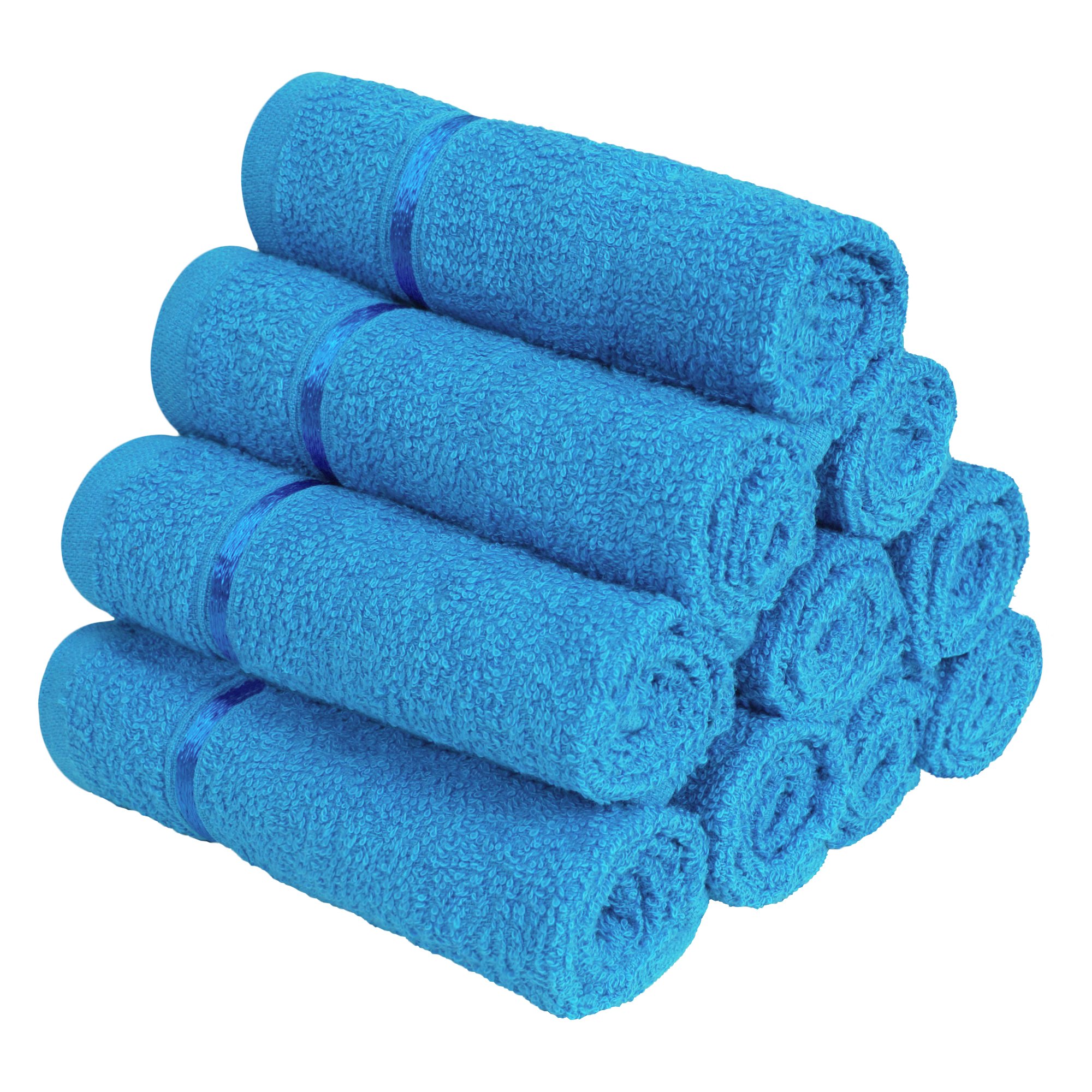 Story@Home Face Towel Set of 10 | 100% Cotton Towel | 450 GSM | Blue | Quick Dry Towels for Facewash | Face Towel for Men | Face Towel for Women | Ideal Kitchen Towel | Perfect for Everyday Use-picture-27