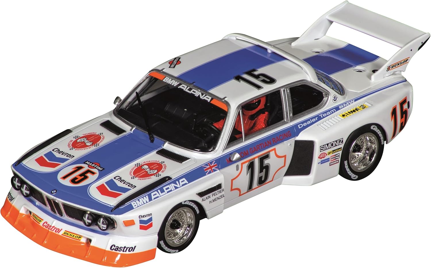 Carrera 27789 BMW 3.5 CSL No.15 1:32 Scale Evolution Analog Slot Car