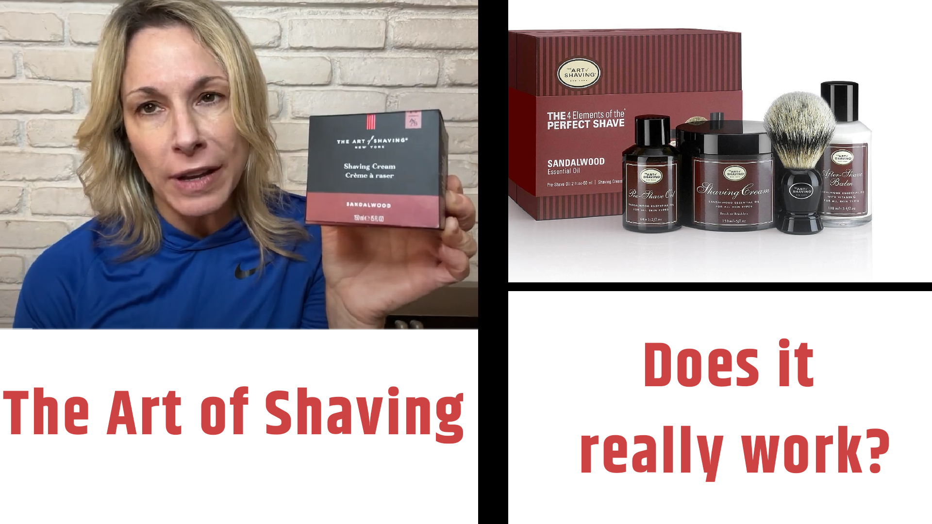Amazon Live - The Art of Shaving Shaving Cream