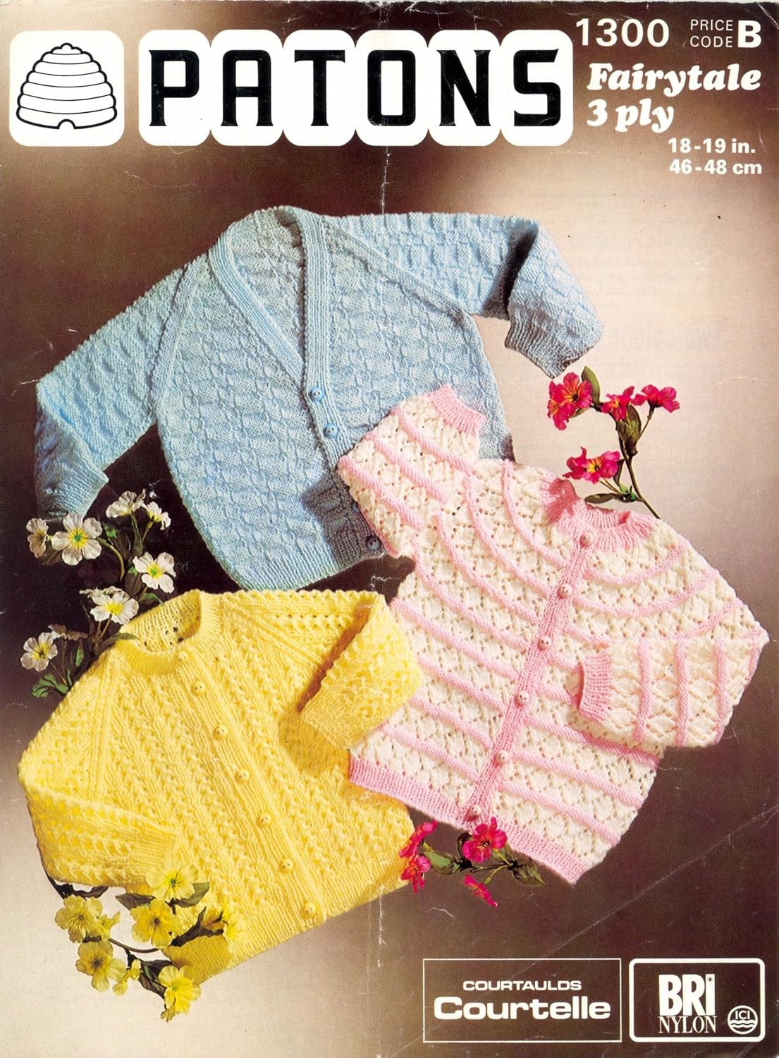 Knitting Pattern for Baby's Cardigans. To Knit in 3 Ply