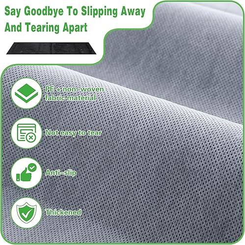 Miniatura 5 de Qualirey Paquete de 10 trampas de pegamento para ratones de 47 x 11, trampas grandes superadhesivas para pegamento para ratas, antideslizantes y