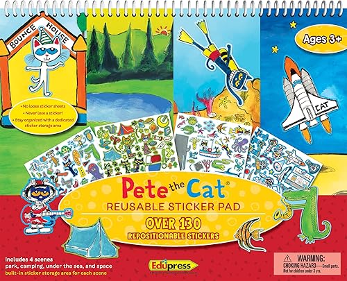 Vista 21 de Teacher Created Resources Almohadilla adhesiva reutilizable de dinosaurios y animales prehistóricos