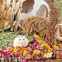Vista 6 de Niteangel Natural & Soft Hamster Bedding Mate Small Animal Habitat Decor for Syrian Dwarf Hamsters Gerbils Mice Degus Bunny or Other Small-Sized Pet