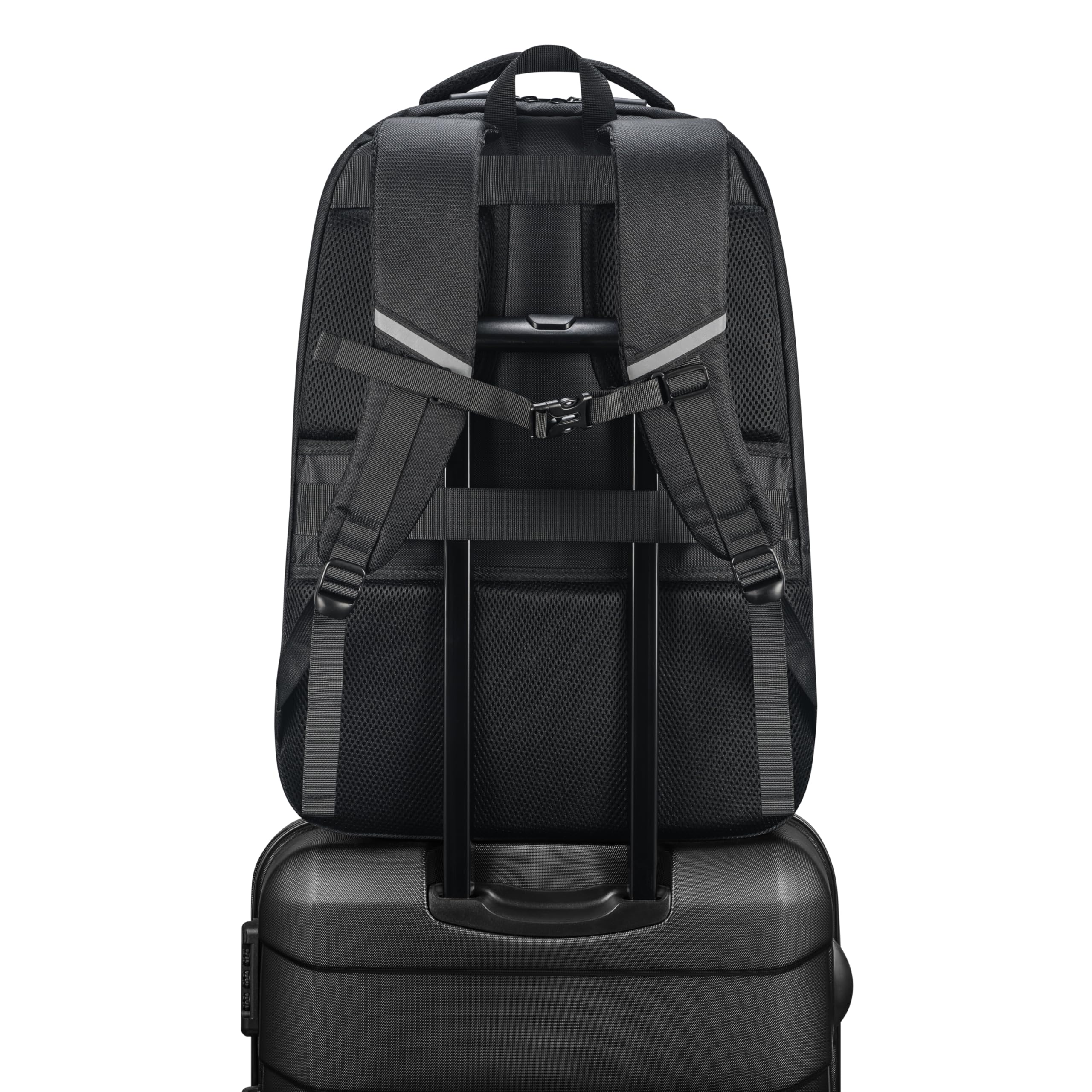 BARRENS Handgepäck Rucksack 55x40x20 cm 38L Groß Reiserucksack Herren Damen Kofferrucksack Flugzeug Tasche Travel Backpack mit 17 Zoll Laptop für Business Reise