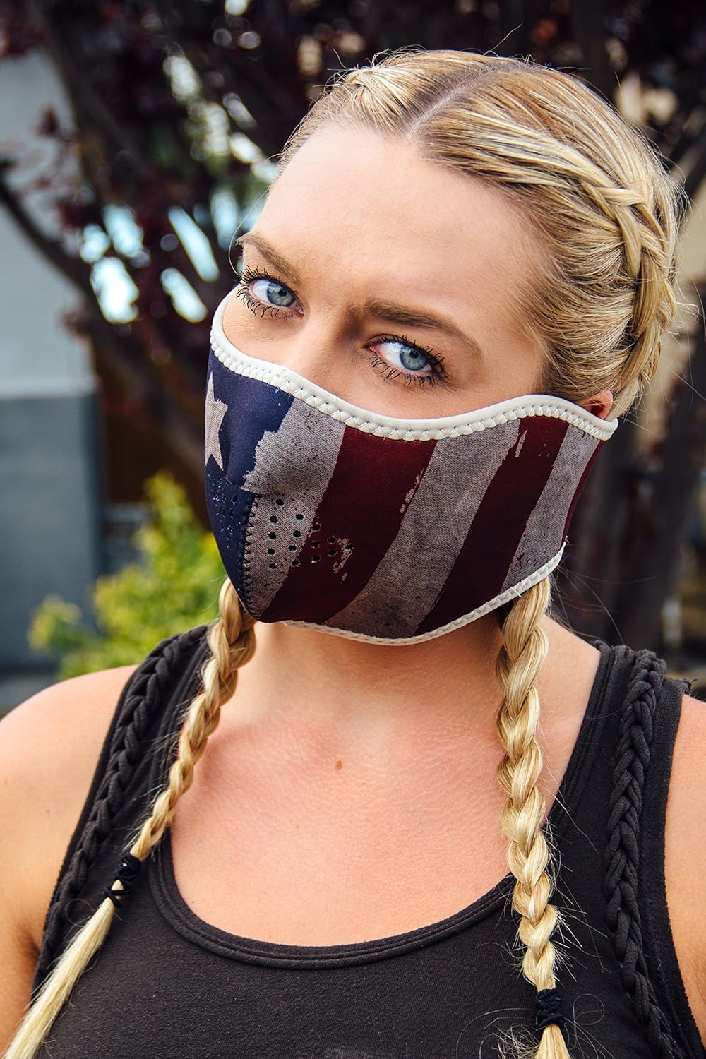 Zanheadgear WNFM408H Unisex-Adult Neoprene Patriot Half Mask : Automotive