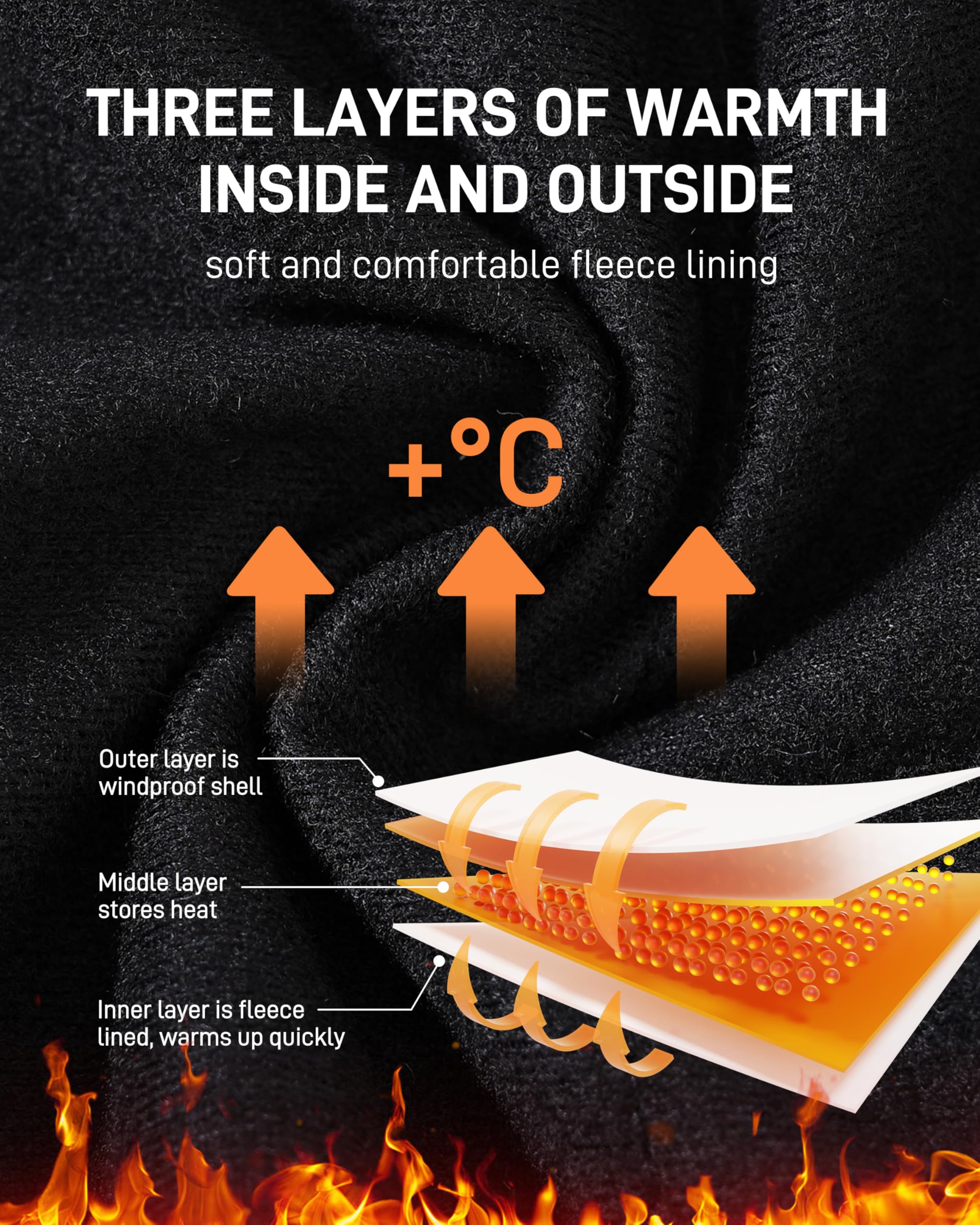 ATLASLAVA Pantalon de ski d'hiver pour homme avec bretelles, imperméable, chaud, coupe-vent, indéchirable, respirant