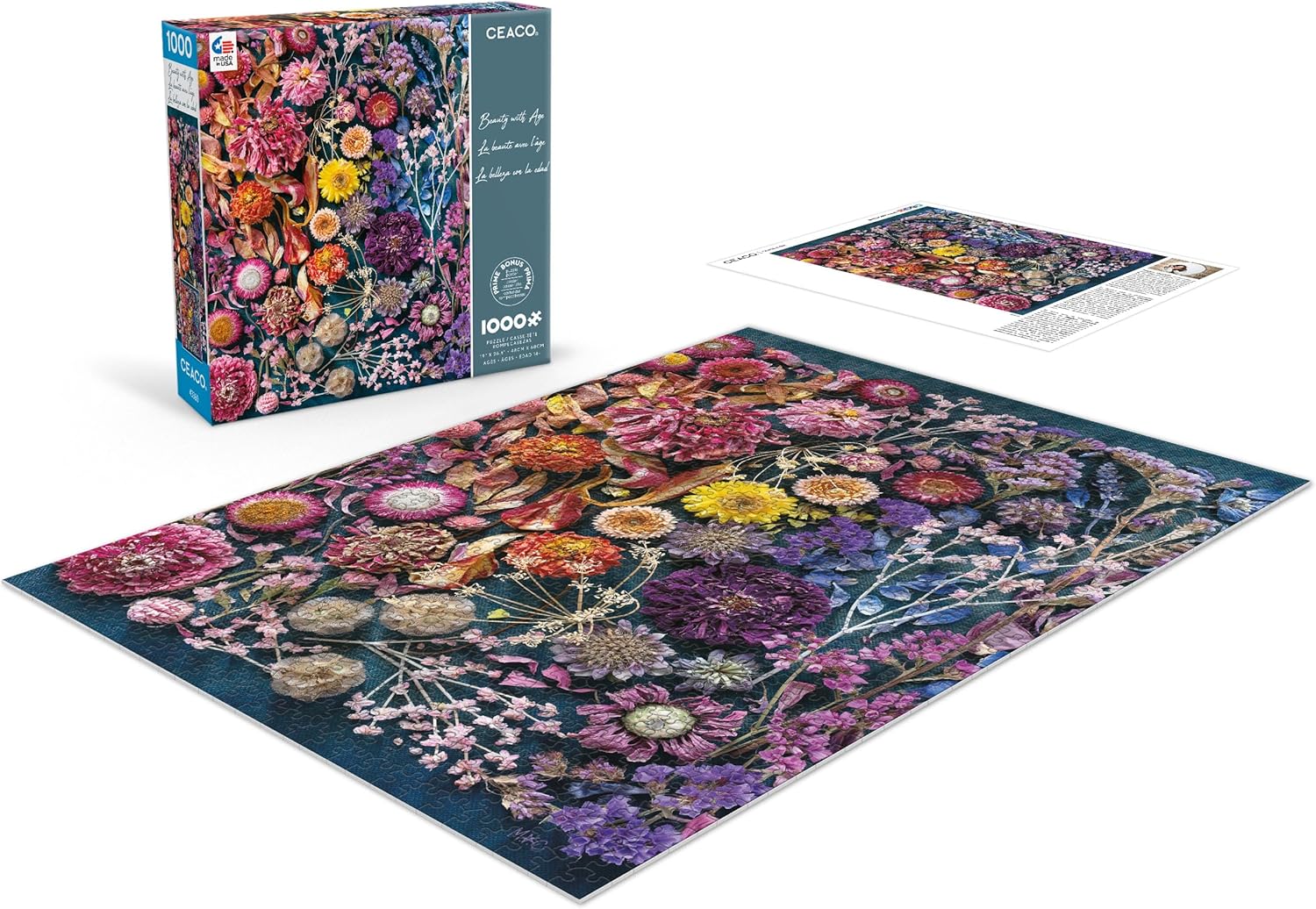 Ceaco - Meghan Crandall - Beauty with Age - 1000 Piece Jigsaw Puzzle for Adults - Challenging Puzzle Perfect for Game Nights - Finished Size is 26.5 x 19