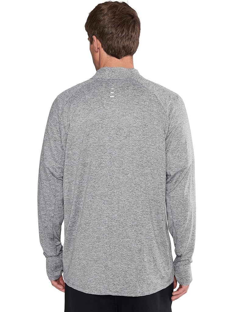 Gray Nike Stride Dri-FIT 1/4-Zip Running Top