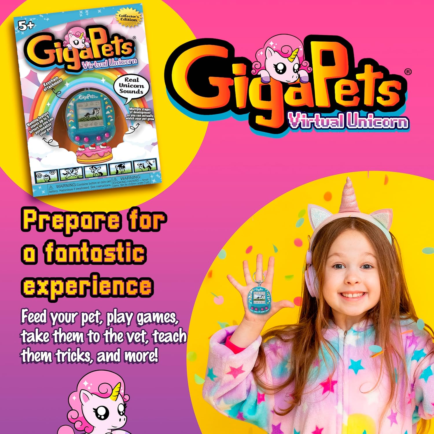Giga Pets Interactive Digital Pet Toy