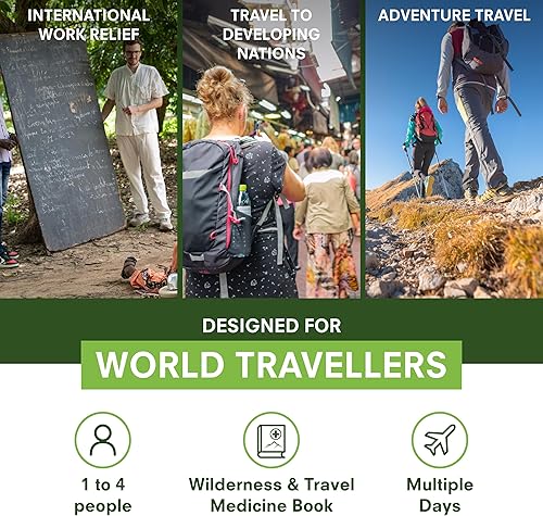 Miniatura 2 de Adventure Kits médicos Kit de suministros médicos de primeros auxilios para viajes mundiales