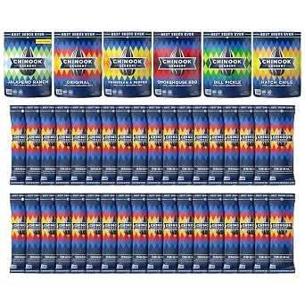 Chinook Seedery Original Flavor 1.5oz Pack of 36 & 4 oz Sampler Pack of 6 Combo - Roasted Jumbo Sunflower Seeds - Keto Snacks - Best For Snack Packs - Gluten Free, Non GMO Snack Food Gifts