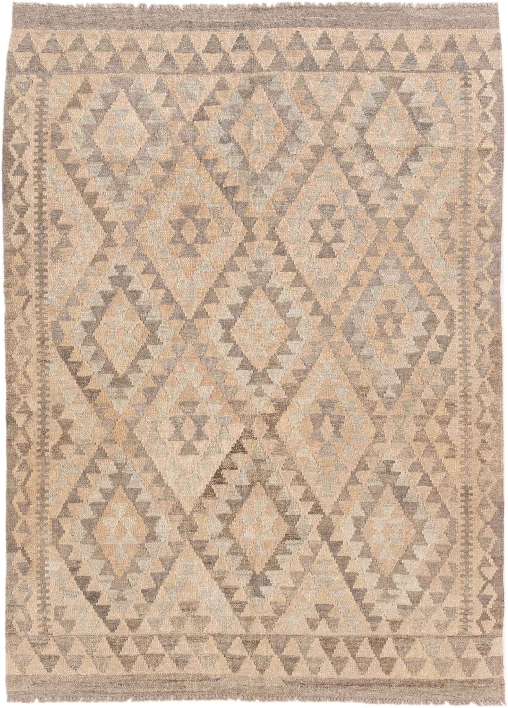 Tapis d'Orient Kilim Afghan 127x176 en pure laine tissé main